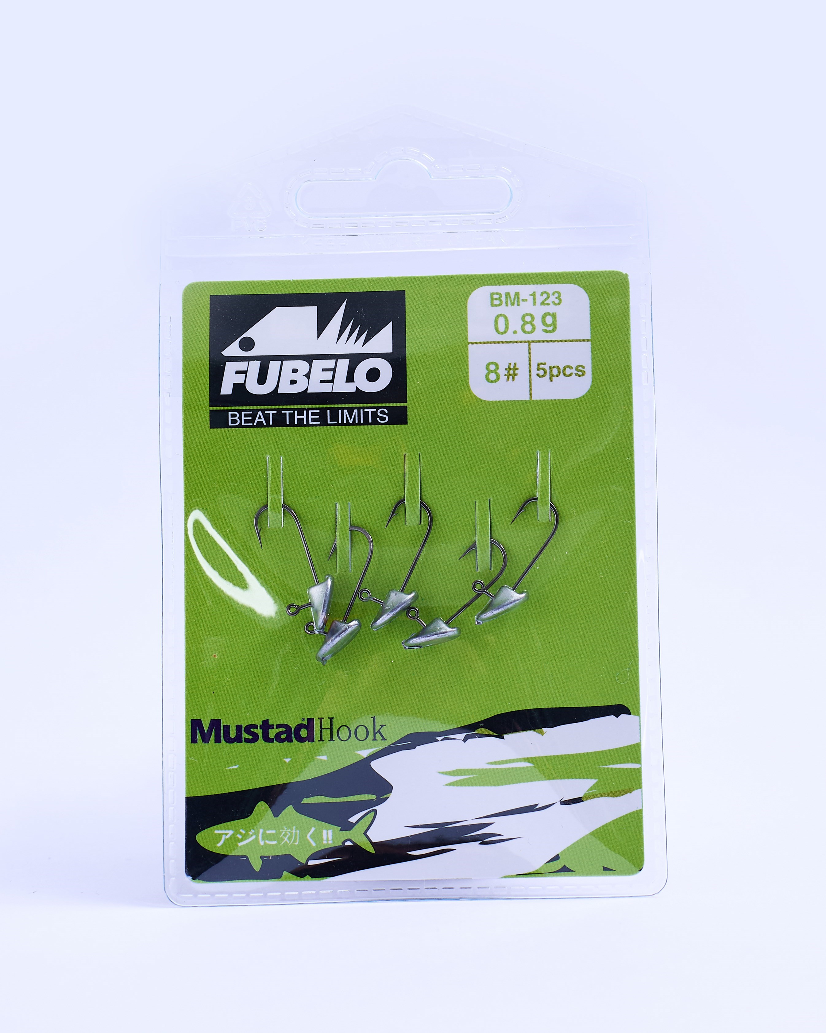Fubelo Flat Head 5'Li Jig Head (8 No İğne)