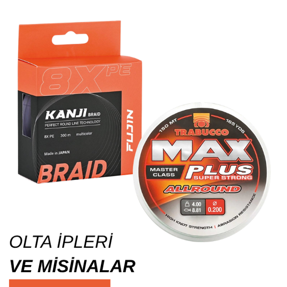 Olta ipleri ve misinalar